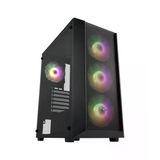 FSP CMT 218 650W 80+ 4 x 120MM Fixed RGB Fan Temperli Cam Kasa