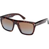 Ft 1077 5552F Tom Ford Erkek Güneş Gözlüğü - Kahverengi