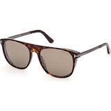 Ft 1105 5552L Tom Ford Erkek Güneş Gözlüğü - Desenli