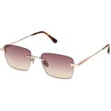 Ft 1354 Jake-02 28Z 54 Tom Ford Güneş Gözlüğü - Rose - Altın