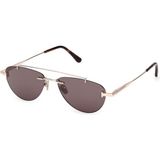 Ft 1356 Astor-02 28A 55 Tom Ford Güneş Gözlüğü - Rose - Gold