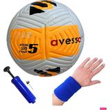 FT-400 4 Astar No:5 Futbol Maç Topu Orta Sertlikte Tüm Zeminlere Uygun + Pompa + Havlu Bileklik