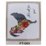 Ft-65 Cadence Kumaş Transfer 25X35Cm Çiçekli Hayvan Figürleri Serisi