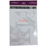 Ft-71 Cadence Kumaş Transfer 25X35Cm Çiçekli Hayvan Figürleri Serisi