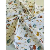 Ft Baby Collection Pamuk Müslin Bebek Battaniyesi Müslın Örtü 80 x 90 Cm - 80 x 90 cm