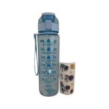FT Tasarım Motivasyon Su Matarası 1 Litre - 00-Siyah