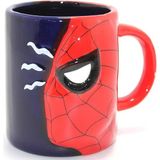 Fta Ticaret 3D Spiderman Tasarımlı Porselen Kupa Bardak - Siyah - 0 - 499 ml
