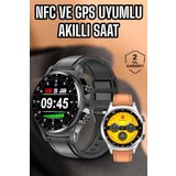 FTA TİCARET Akıllı Saat Titreşimli Pusula Nabız ve Tansiyon Ölçer NFC Uyumlu
