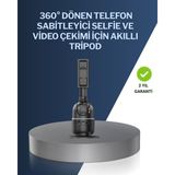 Fta Ticaret Canlı Yayın ve Video Çekimleri Için Otomatik Yüz Takipli Masaüstü Gimbal - 0 - Siyah