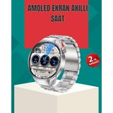 Fta Ticaret Metal Gövdeli Amoled Akıllı Saat – Kan Oksijen, Nabız ve Arama Fonksiyonlu