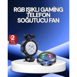Fta Ticaret Rgb Işıklı Telefon Soğutucu Fan Gaming Cooler Süper Hızlı Soğutma - 1. Kol Oyun Konsolu - Ahşap