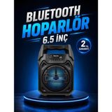 Fta Ticaret Taşınabilir Şarjlı Hoparlör – Bluetooth, Tws ve Uzun Pil Ömrü - Ahşap