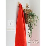 Ftbabycollection %100 Pamuk 4 Katlı Müslin Bebek Battaniyesi Kiremit Oeko-Tex Sertifikalı Müslin Örtü 110X120 cm - 110 x 120 cm