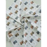 Ftbabycollection %100 Pamuk Müslin Bebek Battaniyesi Oeko-Tex Sertifikalı Müslin Yenidoğan Bebek Battaniyesi 80X90 cm - 80 x 90 cm