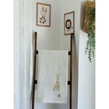 Ftbabycollection Çift Taraflı Kişiye Özel Isim Nakışlı Waffle Pike & Müslin Bebek Battaniyesi 90X100 CM Harrypotter - 90 x 100 cm