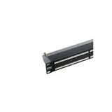 Ftp Cat6a 24 Port Patch Panel 0.5U - Right Angle