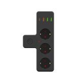 Ftr-12 Termal Akım Korumalı Isıya Dayanıklı 3 Lü Priz 3X Usb 1X Type-C