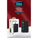 Ftr02 Siyah Akım Çocuk Korumalı Priz 2 Usb Type-C 3Lü Grup 2 X Usb - 1 X Type-C Girişli