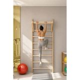 FTRMALZEMECİM Fizik tedavi ve rehabilitasyon ahşap Skolyoz egzersiz duvar barı 200x80