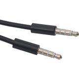 Ftt 3.5 Mm Erkek/erkek Siyah 4 Boğumlu Aux Stereo 1 Metre Kablo