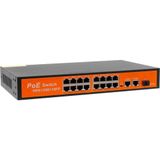 Ftt 300w 10/100/1000 Mbps 16+3+sfp 16 Port Poe Ethernet Gıgabıt Swıtch