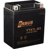 Ftt Akü 12 Volt 7 Amper Orbus Ytx7l-bs Asit İçinde Karbon Bisiklet Aküsü