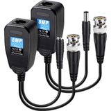 Ftt Bnc To Rj45 Vıdeo Balun + Power Konnektör