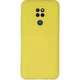 Ftt General Mobile GM 20 Kılıf Nano içi Kadife Silikon - Sarı