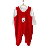 Ftt Happy Newyear Kadife Bebek Tulum Takım Red