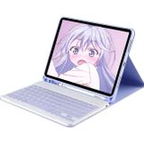 Ftt iPad 5 Air 9.7 Kılıf KC01 Smart Klavyeli Tablet Kılıfı - Lila