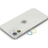 Ftt iPhone 11 Renkli Kamera Lens Koruma Cam - Sarı-Mavi