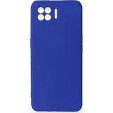Ftt Oppo A73 Kılıf First Silikon - Mavi