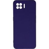 Ftt Oppo A73 Kılıf Nano içi Kadife Silikon - Mor