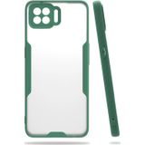 Ftt Oppo A73 Kılıf Platin Silikon - Yeşil