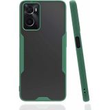 Ftt Oppo A96 Kılıf Platin Silikon - Yeşil