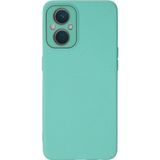 Ftt Oppo Reno 7 Lite Kılıf Lansman Glass Kapak - Turkuaz