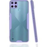 Ftt Realme C25Y Kılıf Platin Silikon - Lila