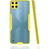 Ftt Realme C25Y Kılıf Platin Silikon - Sarı