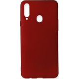 Ftt Samsung Galaxy A20S Kılıf First Silikon - Bordo