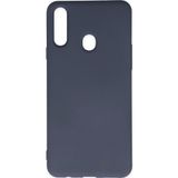 Ftt Samsung Galaxy A20S Kılıf Nano içi Kadife Silikon - Gri