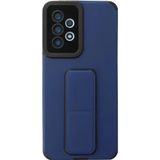 Ftt Samsung Galaxy A33 5G Kılıf Mega Standlı Silikon - Mavi