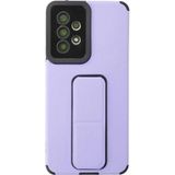 Ftt Samsung Galaxy A53 5G Kılıf Mega Standlı Silikon - Lila