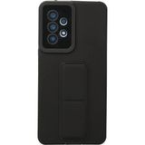 Ftt Samsung Galaxy A53 5G Kılıf Mega Standlı Silikon - Siyah