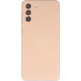 Ftt Samsung Galaxy S21 Plus Kılıf Nano içi Kadife Silikon - Pudra