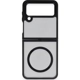 Ftt Samsung Galaxy Z Flip 4 Kılıf Blur Fold Magsafe Kapak - Mat Siyah