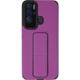 Ftt Tecno Pova Neo Kılıf Mega Standlı Silikon - Mor