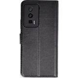 Ftt Xiaomi Poco F5 Pro Kılıf Trend S Plus Kapaklı Kılıf - Siyah