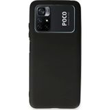 Ftt Xiaomi Poco M4 Pro 4G Kılıf First Silikon - Siyah