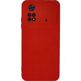 Ftt Xiaomi Poco M4 Pro 4G Kılıf Nano içi Kadife Silikon - Kırmızı