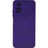 Ftt Xiaomi Poco M4 Pro 4G Kılıf Nano içi Kadife Silikon - Mor